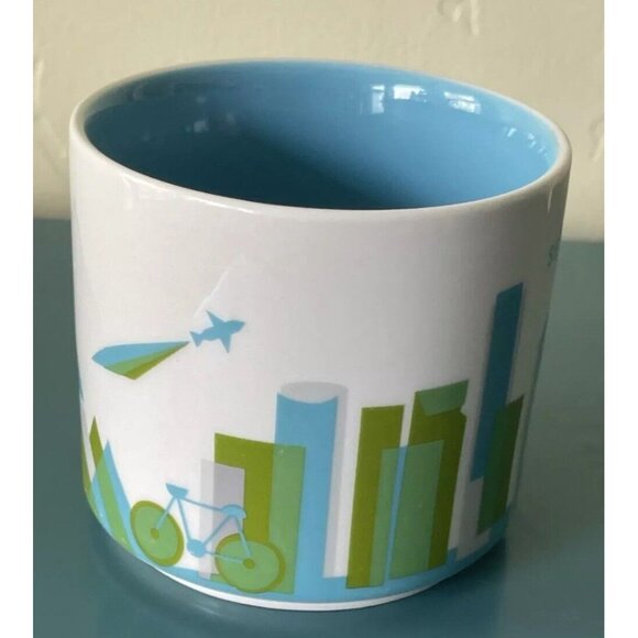 Starbucks You Are Here Collection Seattle 14oz Mug 2015 MINT - Picture 4 of 7